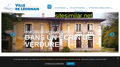 mairie-leognan.fr alternative sites