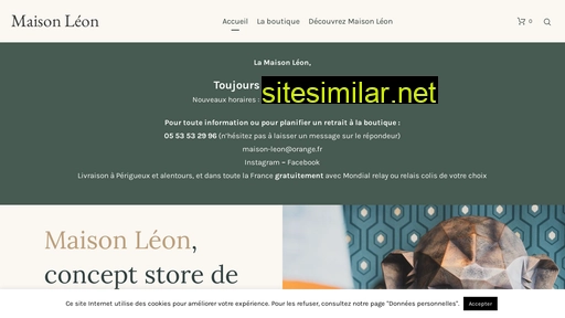 maisonleon-conceptstore.fr alternative sites