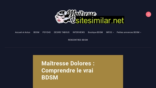 maitresse-dolores-bdsm.fr alternative sites