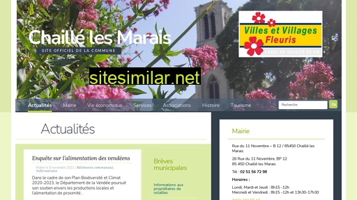 mairie-chaillelesmarais.fr alternative sites