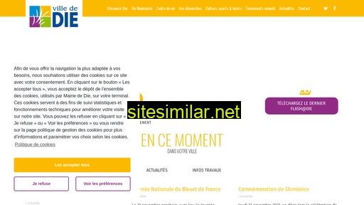 mairie-die.fr alternative sites