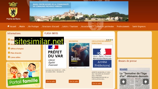 mairie-rians.fr alternative sites