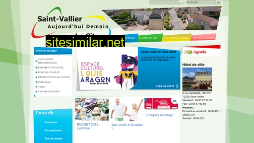mairie-saintvallier.fr alternative sites