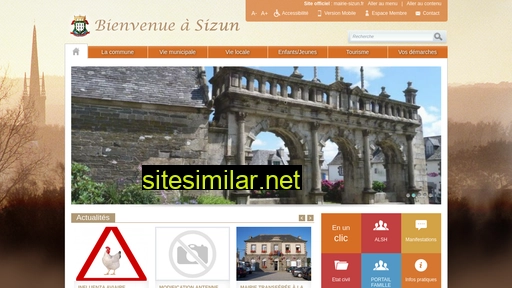 mairie-sizun.fr alternative sites