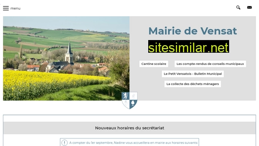 mairie-vensat.fr alternative sites