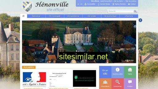 mairiehenonville.fr alternative sites