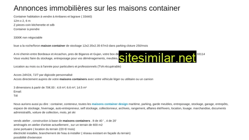 maison-container-design.fr alternative sites