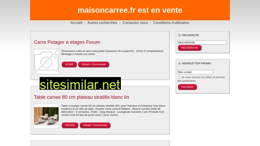 maisoncarree.fr alternative sites