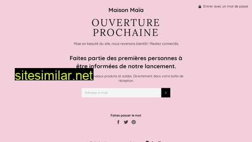 maisonmaia.fr alternative sites