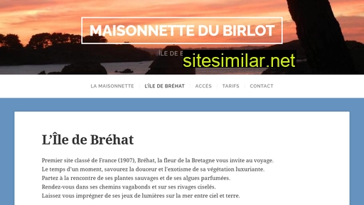 maisonnettedubirlot.fr alternative sites