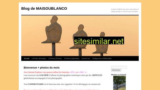 maisoublanco.fr alternative sites