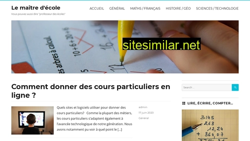 maitre-ecole.fr alternative sites