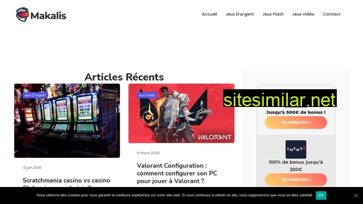 makalis.fr alternative sites