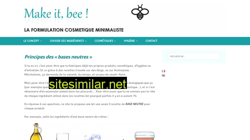 makeitbee.fr alternative sites