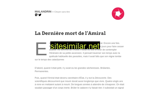 malandrin.fr alternative sites