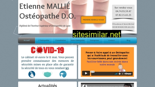 mallie-osteopathe.fr alternative sites