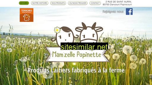 mamzellepopinette.fr alternative sites