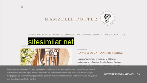mamzellepotter.fr alternative sites