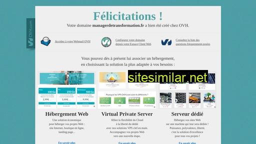 managerdetransformation.fr alternative sites