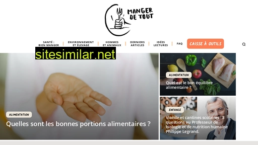 mangerdetout.fr alternative sites