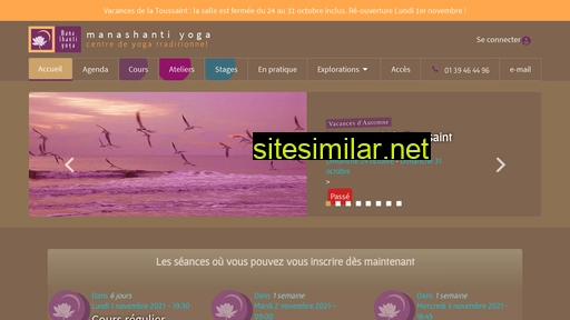 manashantiyoga.fr alternative sites