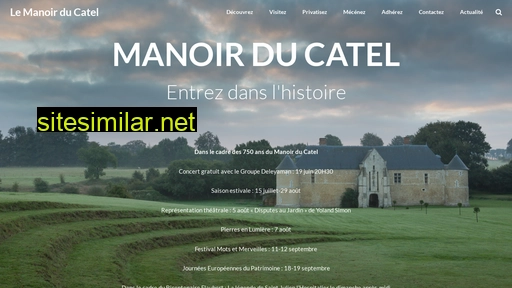 manoirducatel.fr alternative sites
