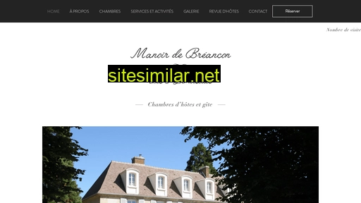 manoirdebreancon.fr alternative sites