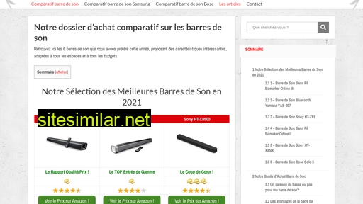 ma-barre-de-son.fr alternative sites