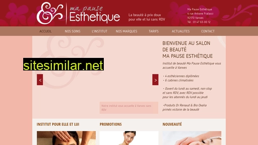 mapauseesthetique.fr alternative sites