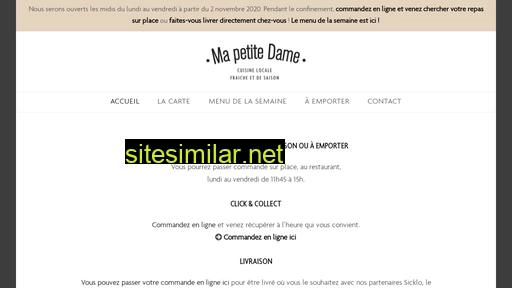 mapetitedame.fr alternative sites