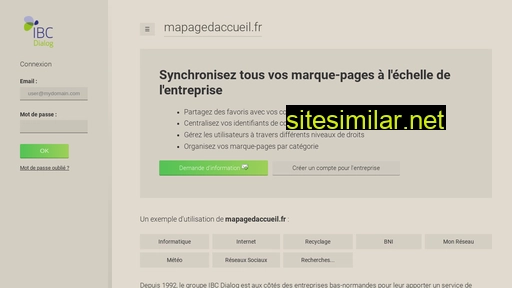 mapagedaccueil.fr alternative sites