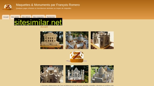 Maquettes-monuments similar sites