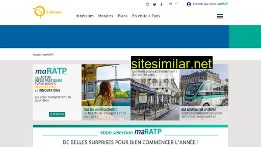 maratp.ratp.fr alternative sites