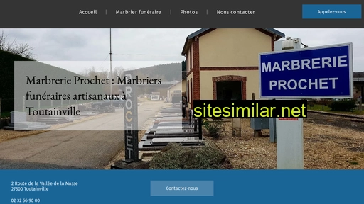 marbrerie-prochet.fr alternative sites