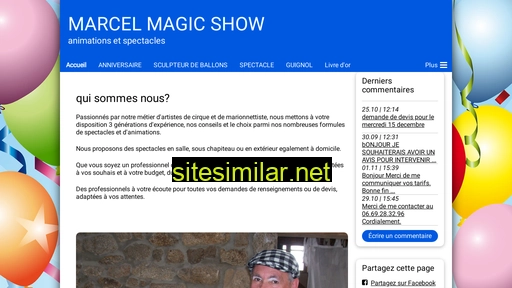 marcelmagicshow.fr alternative sites