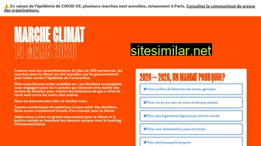 marchepourleclimat.fr alternative sites
