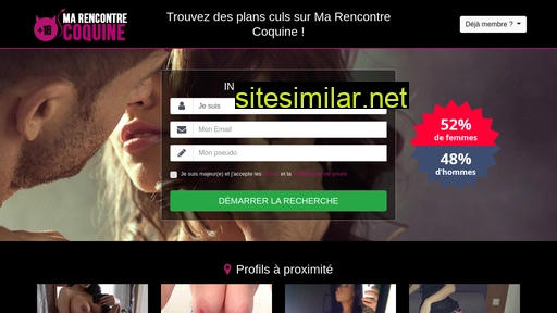 marencontrecoquine.fr alternative sites