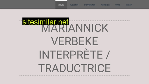 mariannick-verbeke.fr alternative sites