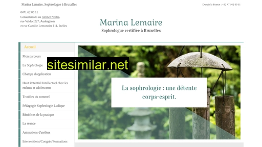 Marina-lemaire-sophrologue similar sites