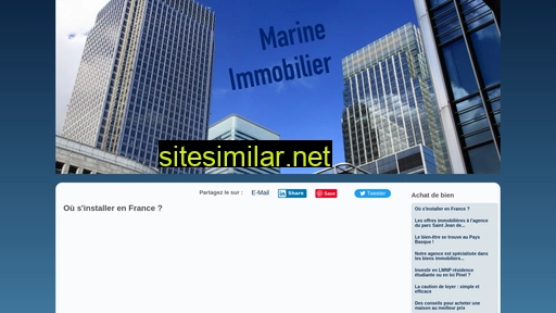 marine-immobilier.fr alternative sites