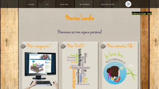 marine-landre.fr alternative sites