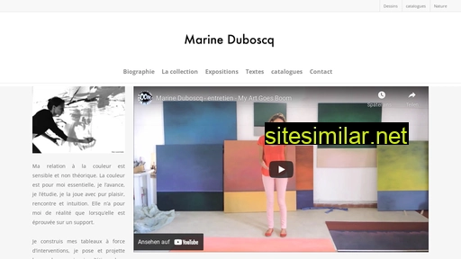 marineduboscq.fr alternative sites
