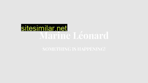 marineleonard.fr alternative sites