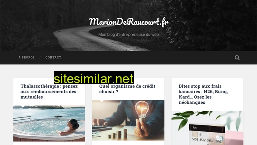 marionderaucourt.fr alternative sites