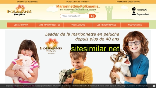 marionnettes-folkmanis.fr alternative sites