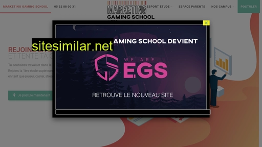 marketing-gaming-school.fr alternative sites