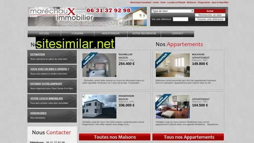 marechaux-immobilier.fr alternative sites