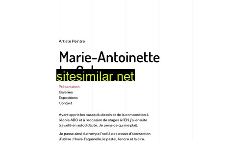 Marieantoinette-lecalvez similar sites