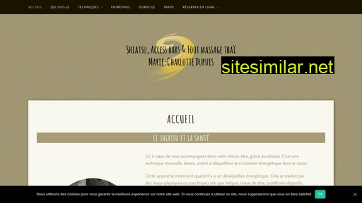 mariecshiatsu.fr alternative sites