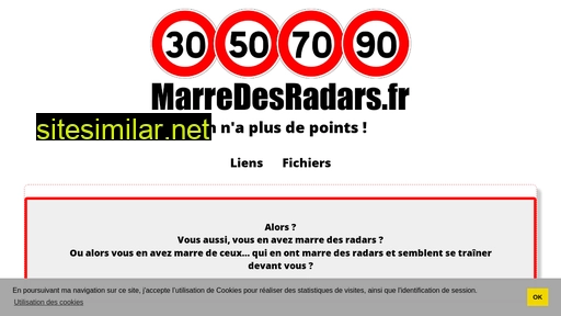 marredesradars.fr alternative sites